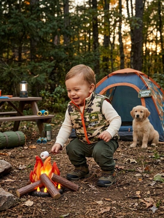 Timberland boys Other - V Shirt Size 12 Months Camo Vest.